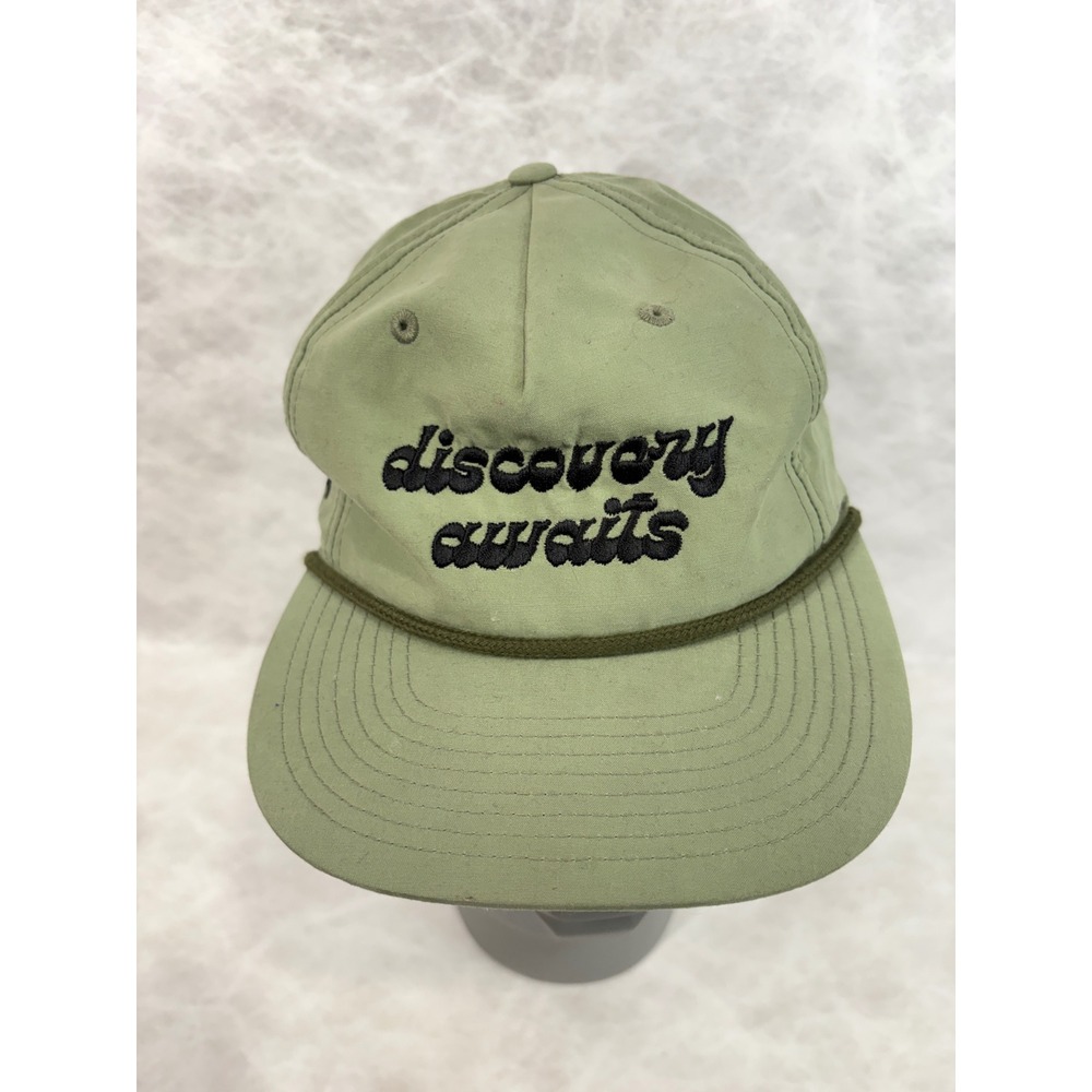 Jointly Discovery Awaits Rope Hat Sage Green Snapback Baseball Cap Mens Womens